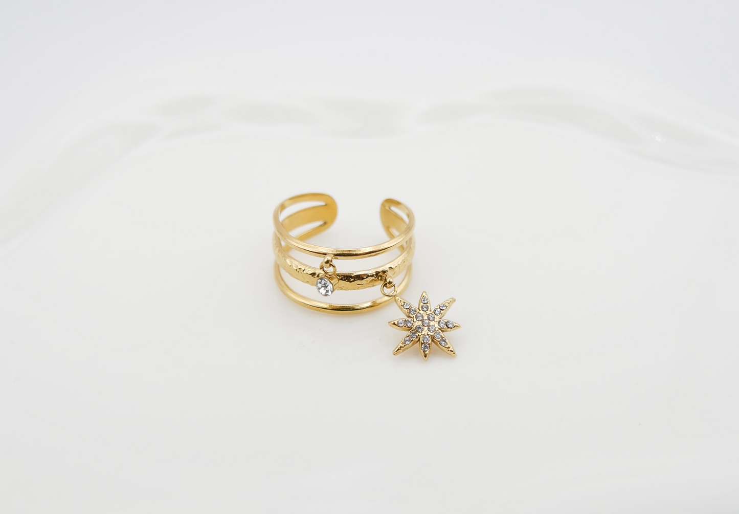 Bague Glinda — Acier inoxydable 316L