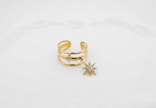 Bague Glinda — Acier inoxydable 316L