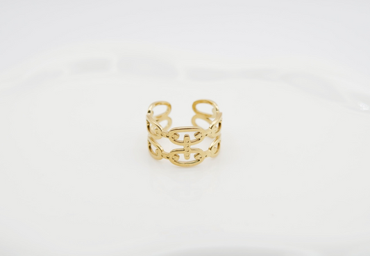 Bague Crush — Acier inoxydable 316L