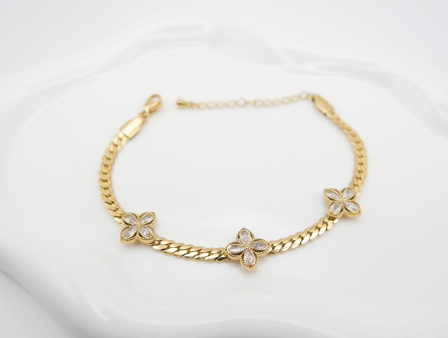 Bracelet Zuri Blossom — Acier inoxydable 316L