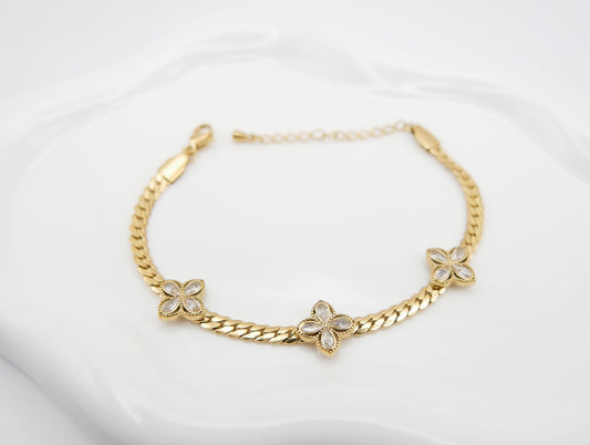 Bracelet Zuri Blossom — Acier inoxydable 316L