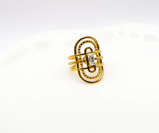 Bague Yalys — Acier inoxydable 316L